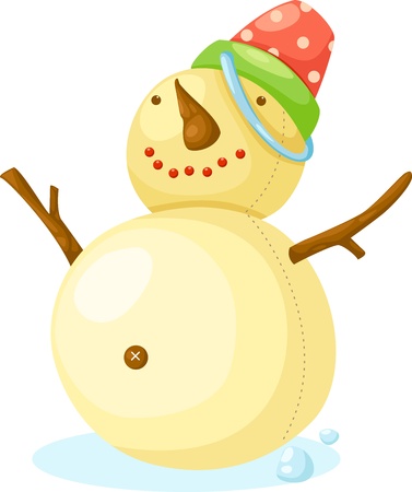 Snow Man  illustrationのイラスト素材
