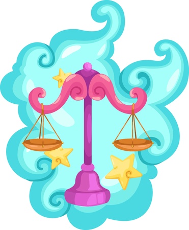 Zodiac signs - Libra Illustration のイラスト素材