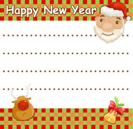 happy new year card vectorのイラスト素材