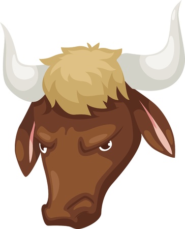 Zodiac signs - Taurus icon Illustrationのイラスト素材
