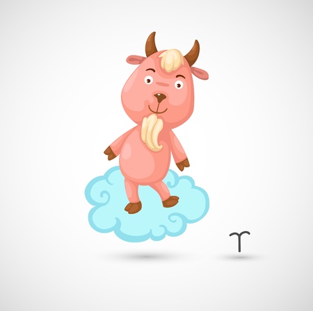 Zodiac signs -Capricorn Illustration のイラスト素材