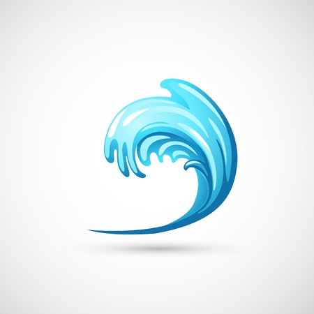 water wave のイラスト素材