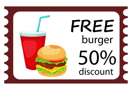 illustration of isolated Hamburger set のイラスト素材