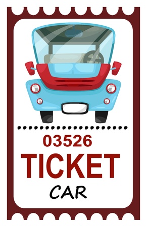 illustration of isolated ticket travel のイラスト素材