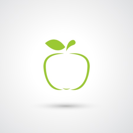 Apple Icon vector のイラスト素材