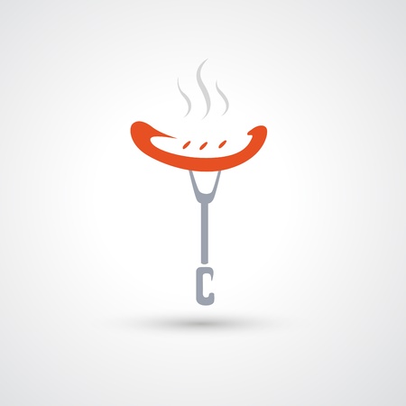 Sausage icon のイラスト素材