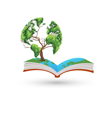 The tree bookのイラスト素材