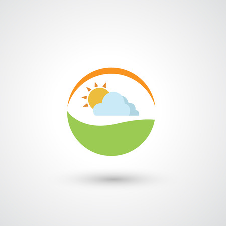 nature eco iconのイラスト素材