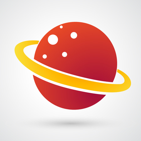 Planet Iconのイラスト素材