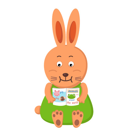 Rabbit Readingのイラスト素材