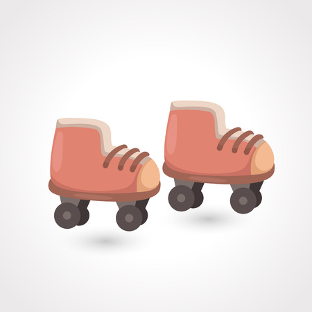 roller skatesのイラスト素材