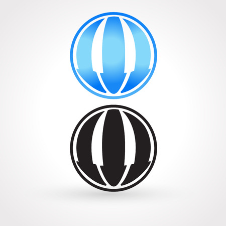 arrows iconのイラスト素材