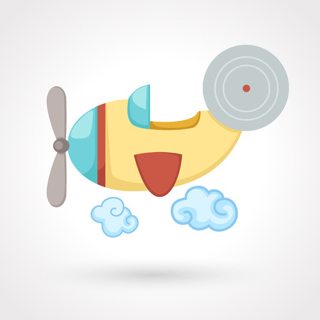 airplane vectorのイラスト素材