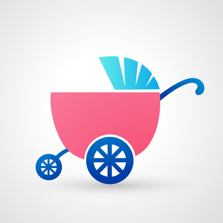 Baby Carriage iconのイラスト素材