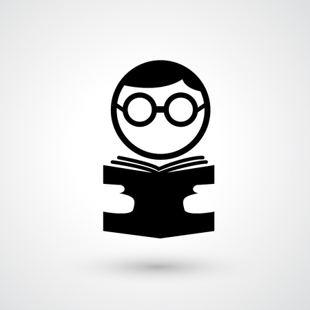 reading book iconのイラスト素材