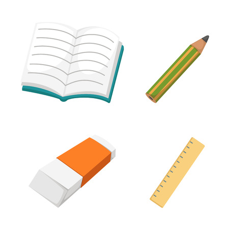 illustration of isolated education set vectorのイラスト素材