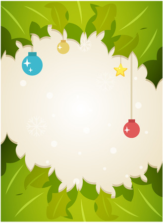 illustration of green leaves background のイラスト素材