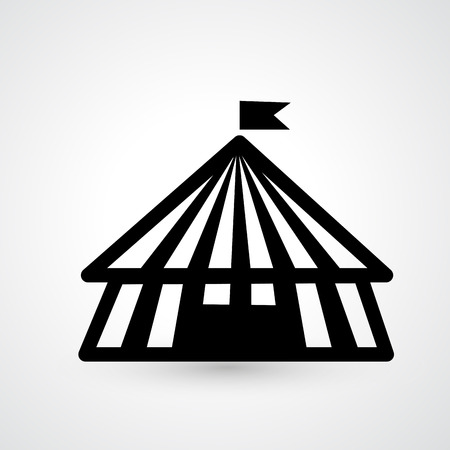 Illustration of circus icon vectorのイラスト素材