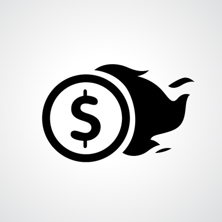 Illustration of coin icon vectorのイラスト素材