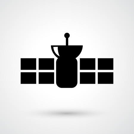 Illustration of satellite icon vectorのイラスト素材
