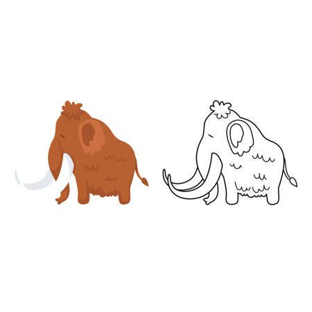 Illustration of educational coloring book vectorのイラスト素材