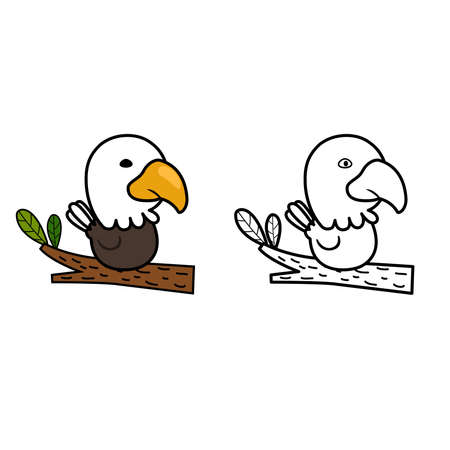 Illustration of educational coloring book vectorのイラスト素材