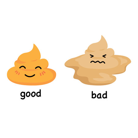 Opposite words good and bad vector illustrationのイラスト素材