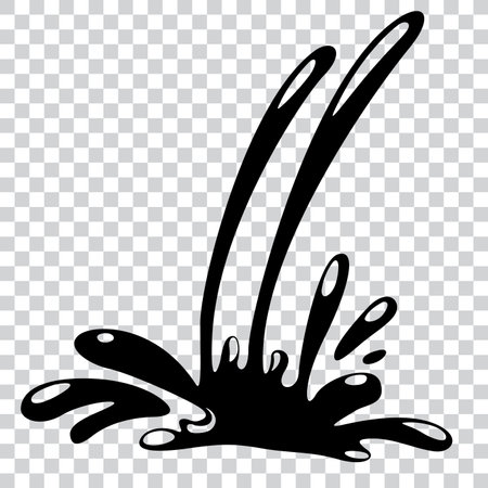 water splash symbol vector design illustrationのイラスト素材