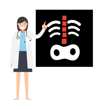 Profession nurse vector illustration on white backgroundのイラスト素材