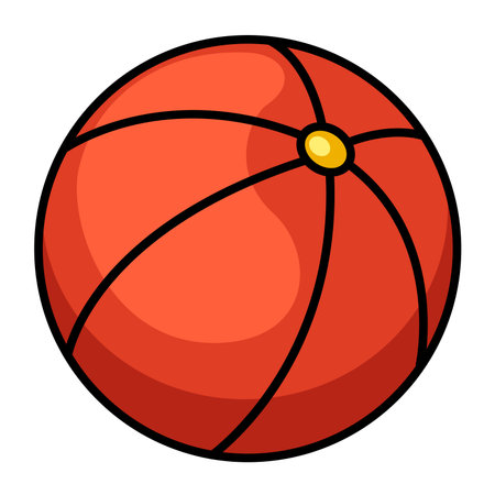 illustration of basketball outline white on background vectorのイラスト素材