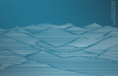 Abstract background with dynamic effect. Futuristic technology style. Elegant background for business tech presentations.のイラスト素材