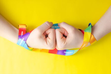 LGBT pride community united, conceptの写真素材