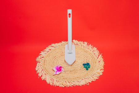 The Long-handled White Brush is a versatile cleaning tool designed to make your cleaning tasks easier and more efficient. The Long-handled White Brush is a versatile cleaning tool designed to make your cleaning tasks easier and more efficient.の写真素材