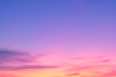 Enchanting Pastel Sky Background A Serene Canvas of Soft Huesの写真素材