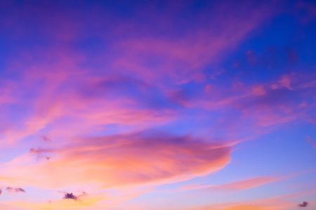 Enchanting Pastel Sky Background A Serene Canvas of Soft Huesの写真素材