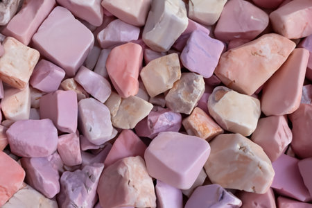 Beautiful Pastel Macro Stone Captivating Colors and Texturesの写真素材