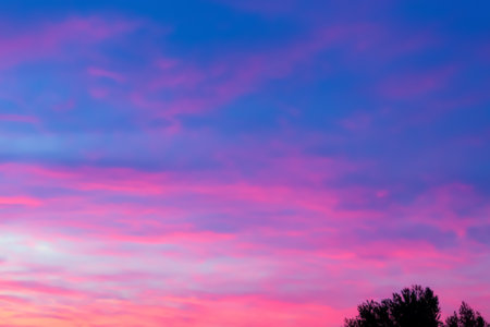 Enchanting Pastel Sky Background A Serene Canvas of Soft Huesの写真素材