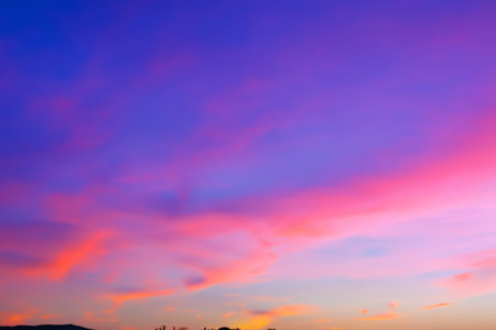Enchanting Pastel Sky Background A Serene Canvas of Soft Huesの写真素材