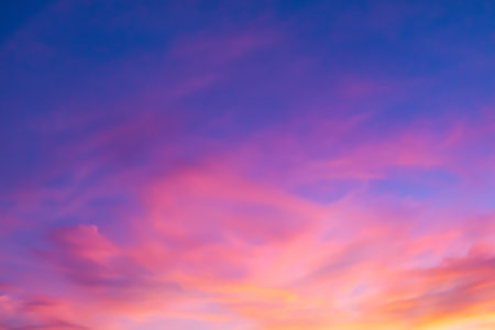 Enchanting Pastel Sky Background A Serene Canvas of Soft Huesの写真素材
