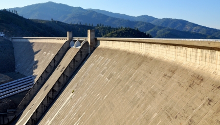 Shasta Dam - Shasta County, CAの写真素材