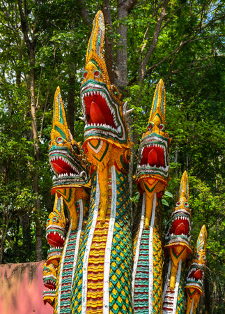 Naga the SevenHeaded Serpent  A Symbolism in Buddhismの写真素材