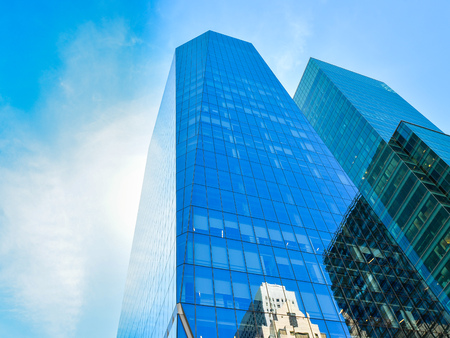 San Francisco, CA - Sep. 06, 2015: 535 Mission Street. Completed in 2014, this building is a 27-storey office skyscraper in the South of Market district of San Francisco.のeditorial素材