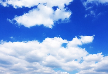 View of cloud and blue skyの写真素材