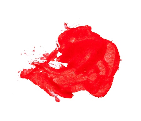 Nail polish drops set isolated on whiteの写真素材
