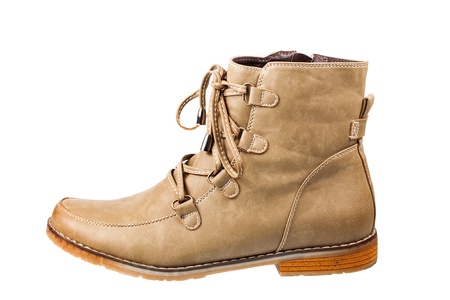 Elegant new brown shoesの写真素材