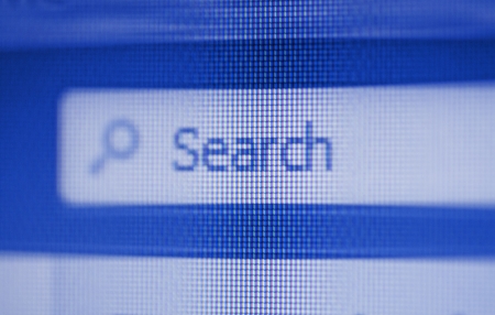 Internet Search engine browser windowの写真素材