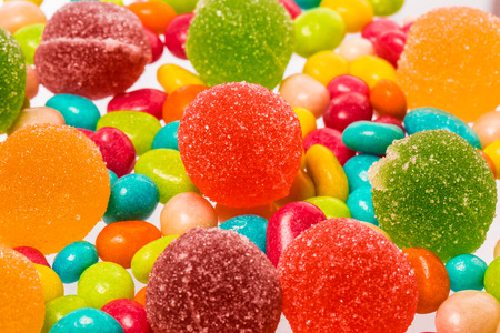 Colorful candyの写真素材