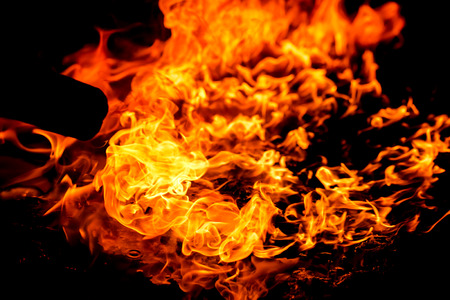 Burning fire flame