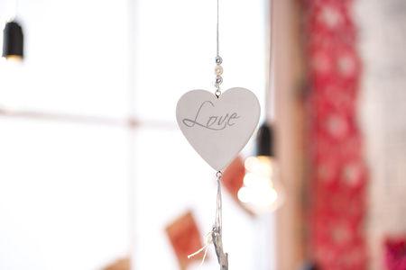 Beautiful background with the original heart for March 8, or Valentine's day. Idea for Valentinesの写真素材