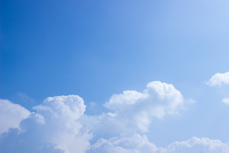 Blue sky with cloudsの写真素材